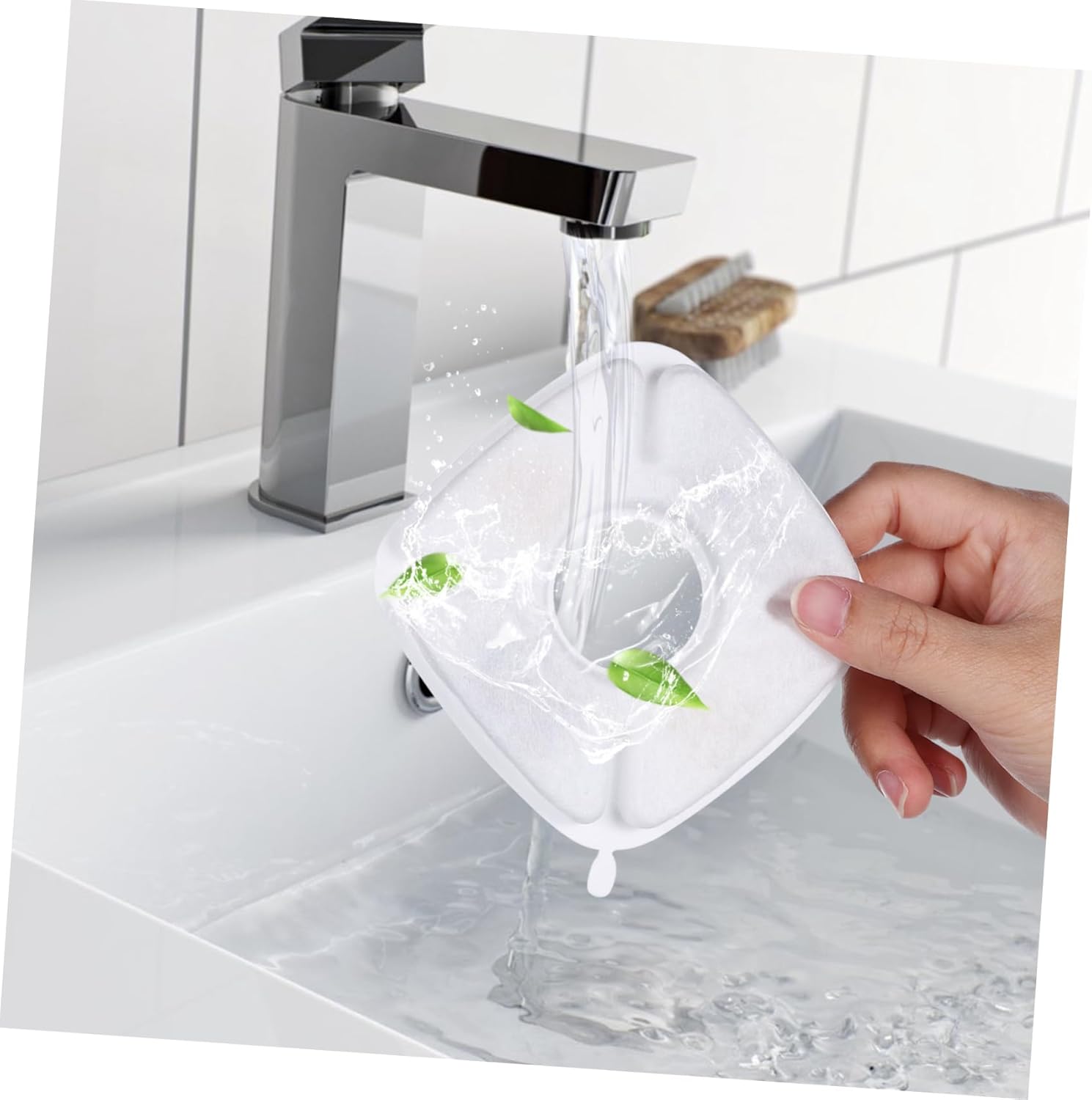 balacoo 60sets Pet Fountain Replacement Filters Efficient Water Dispenser Filters for Dogs Cats Compatible Various Pet Water Fountain Models Easy Installation Use