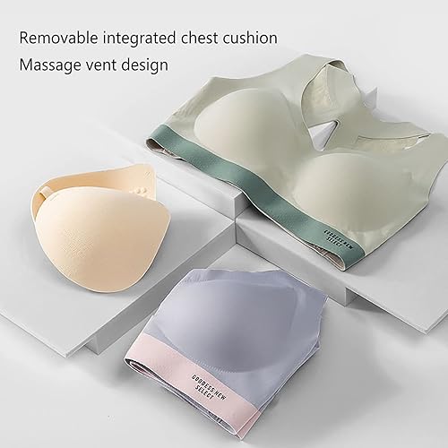 Miniatura 4 de Kendally Bras for Older Women Products by Comfy Sports Bras Women New York Plus Size Blumer para Mujer Yellow Tube Bla