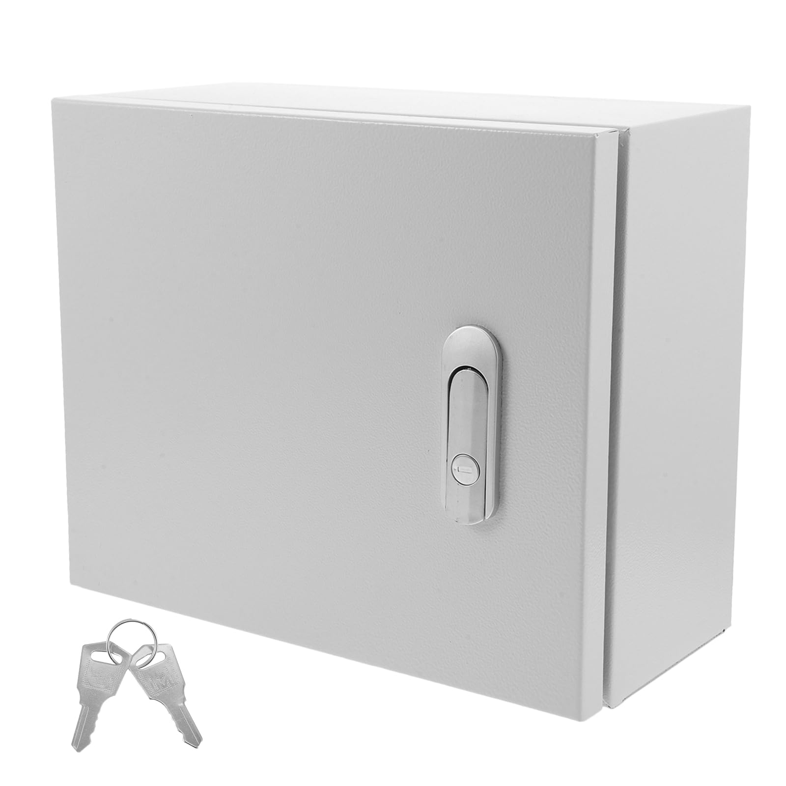 DOITOOL Caja de conexiones impermeable para exteriores: Caja de distribución eléctrica resistente a la intemperie - Caja de conexiones metálica de pared para proyectos de construcción y hogar,