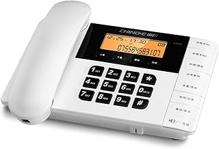 Telephone, home wired landline, office business, fashionable landline, battery-free landlineCorded Landline House Phone with Advanced Nuisance Call Blocker (white)