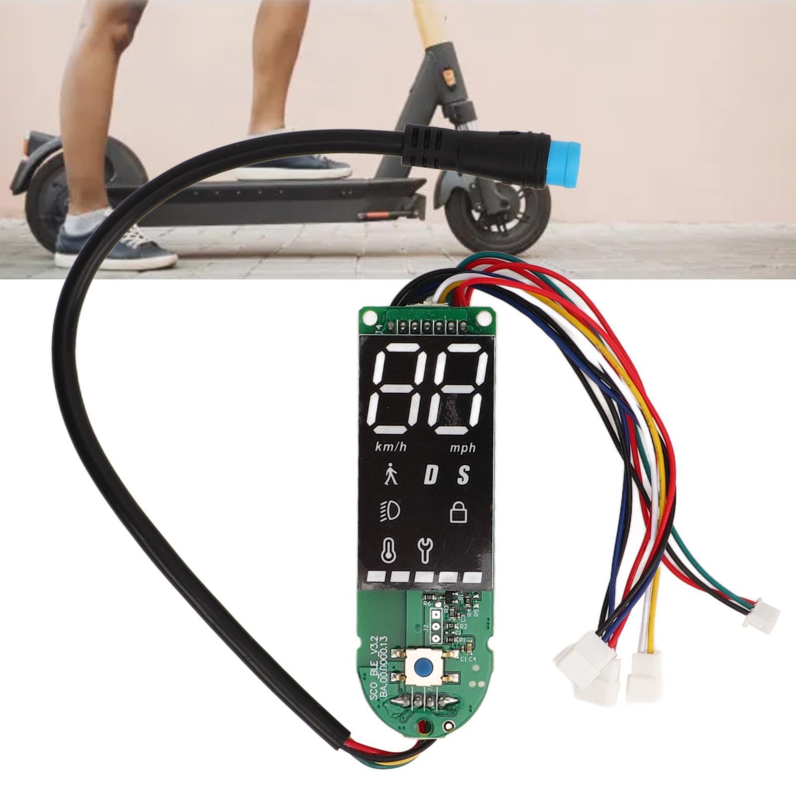 BuyWeek Placa de Circuito Bluetooth Tablero de Instrumentos para Xiaomi Pro2, PCB con 4 Cables Doble Freno para Scooter Eléctrico