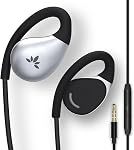 Avantree Resolve –3.5mm AUX Ecouteurs à écran ouvert filaire avec micro & Crochet sur oreille, pour les aînés & Hommes avec grandes oreilles, idéal pour bureau, extérieur & Accueil (Grande Taille)