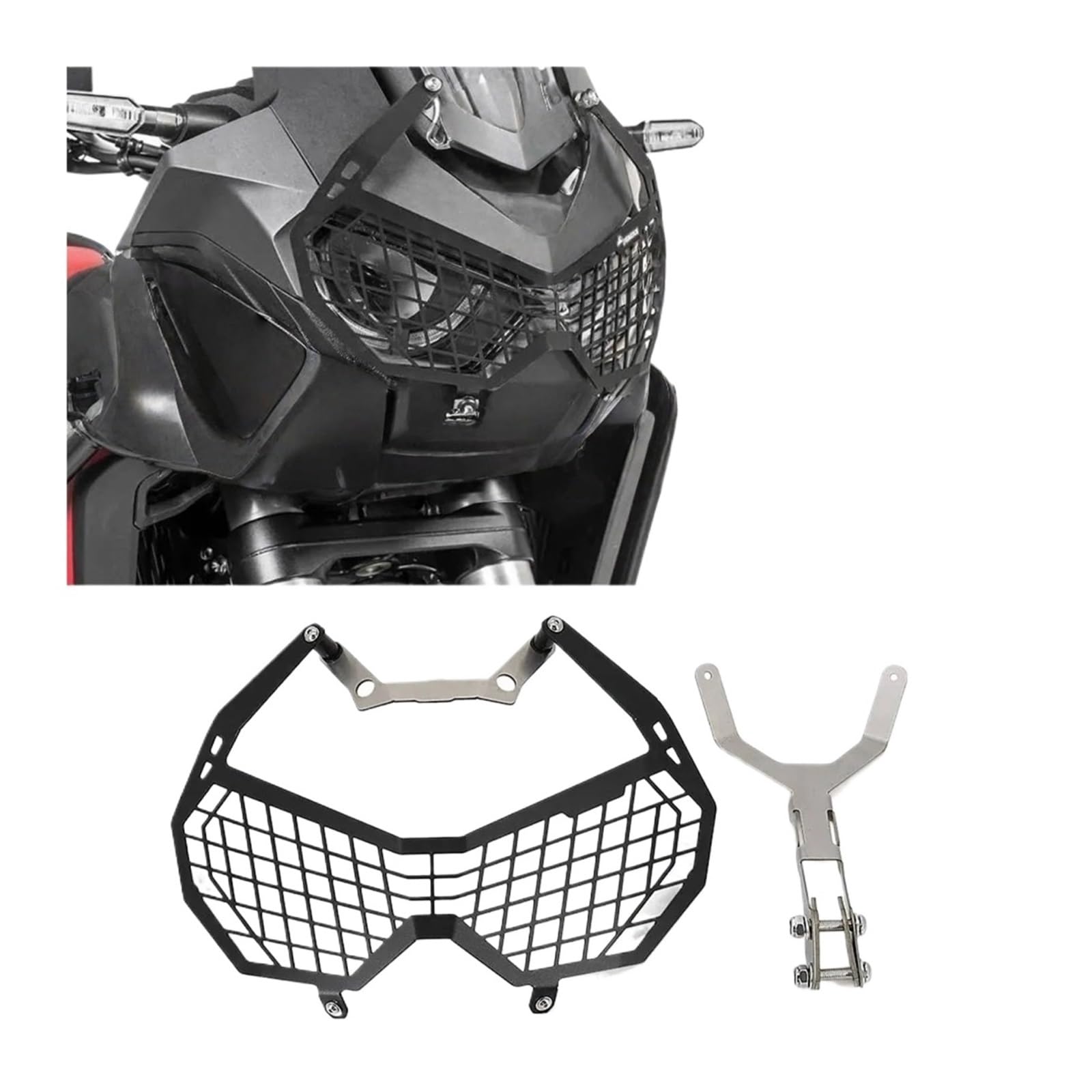 Motorrad Scheinwerferschutz Für Africa Twin CRF1100L CRF 1100 L1 CRF 1100 L 20- Motorrad Scheinwerfer Kopf Licht Schutz Schutz Abdeckung Schutz Grill