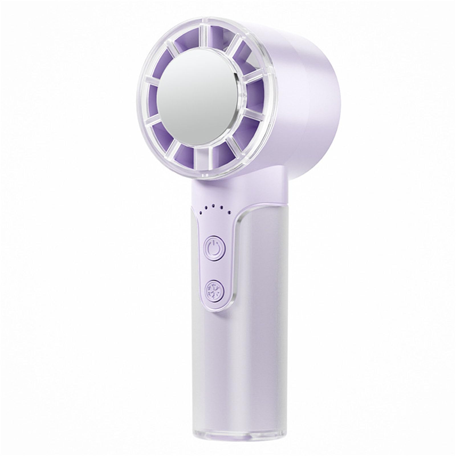 carotoe Multifunctional Desk Fan Low Operations Small Handheld Fan Texture Suitable for Indoor and Outdoor Usage USB Portable