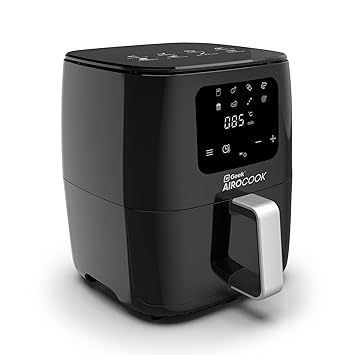 Geek Airocook Aura 5 Litre Digital Air fryer for home | 4 in 1 Appliance with 8 Preset Menu - Air fry, Gr