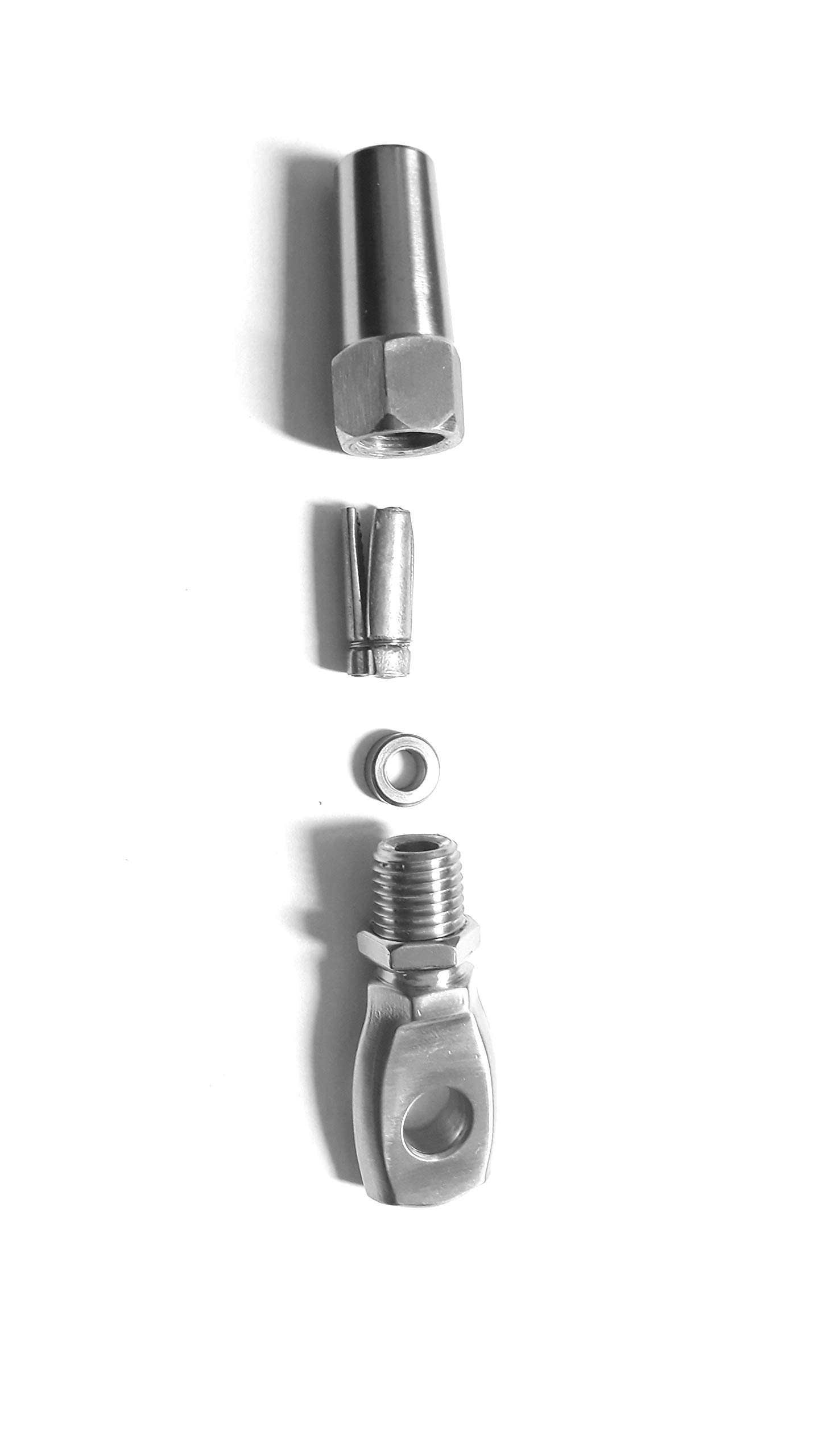 Embout à Sertir Inox A4 Pour Câble 5mm - Oeil Type Garde-Corps Par FP INOX