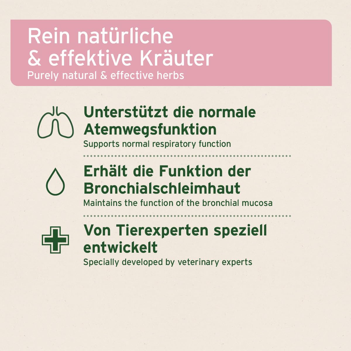 AniForte Bronchialkräuter Pferd 1kg - Bei Husten & Schnupfen, Atemwegskräuter Pferd als Ergänzungsfutter, Pferde Hustenkräuter für freie Atemwege, natürliche Kräuter mit Methylcystein