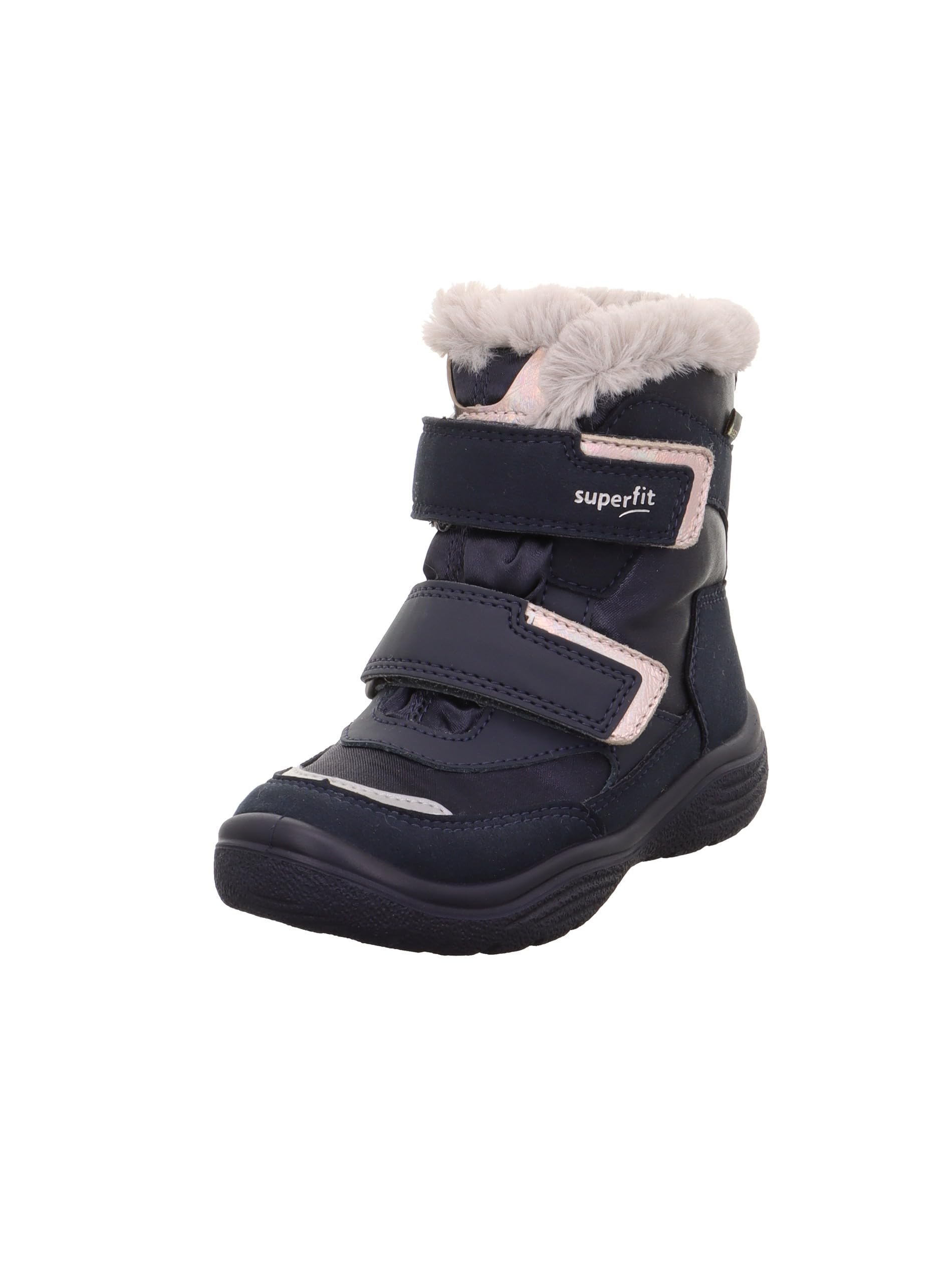 Superfit Girl's CRYSTAL warm gefütterte Gore-Tex Stiefel, blau 8010