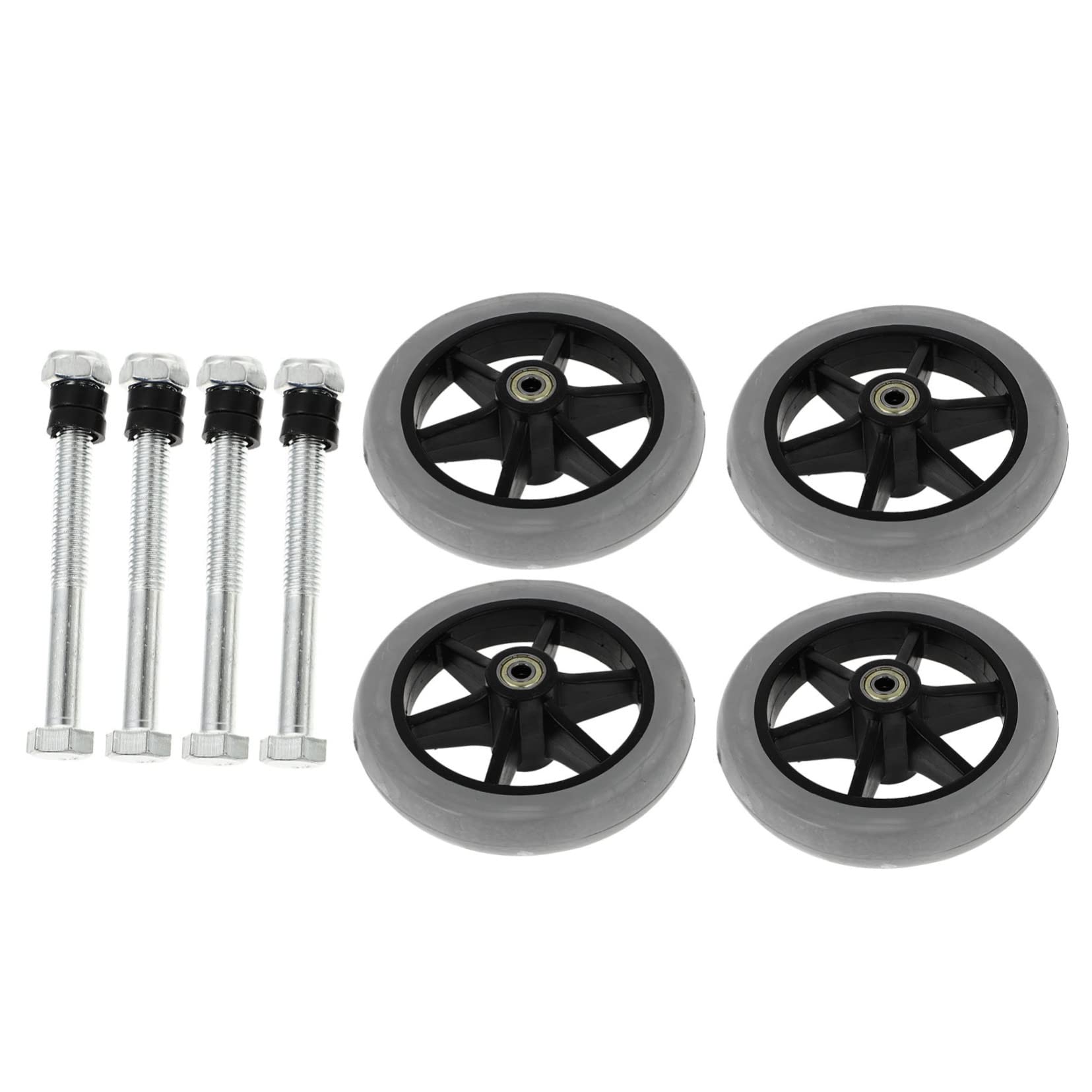 Holibanna Wheelchair Wheels Pcs Replacement Front Wheels Easy Installation for Wheelchair Supplies