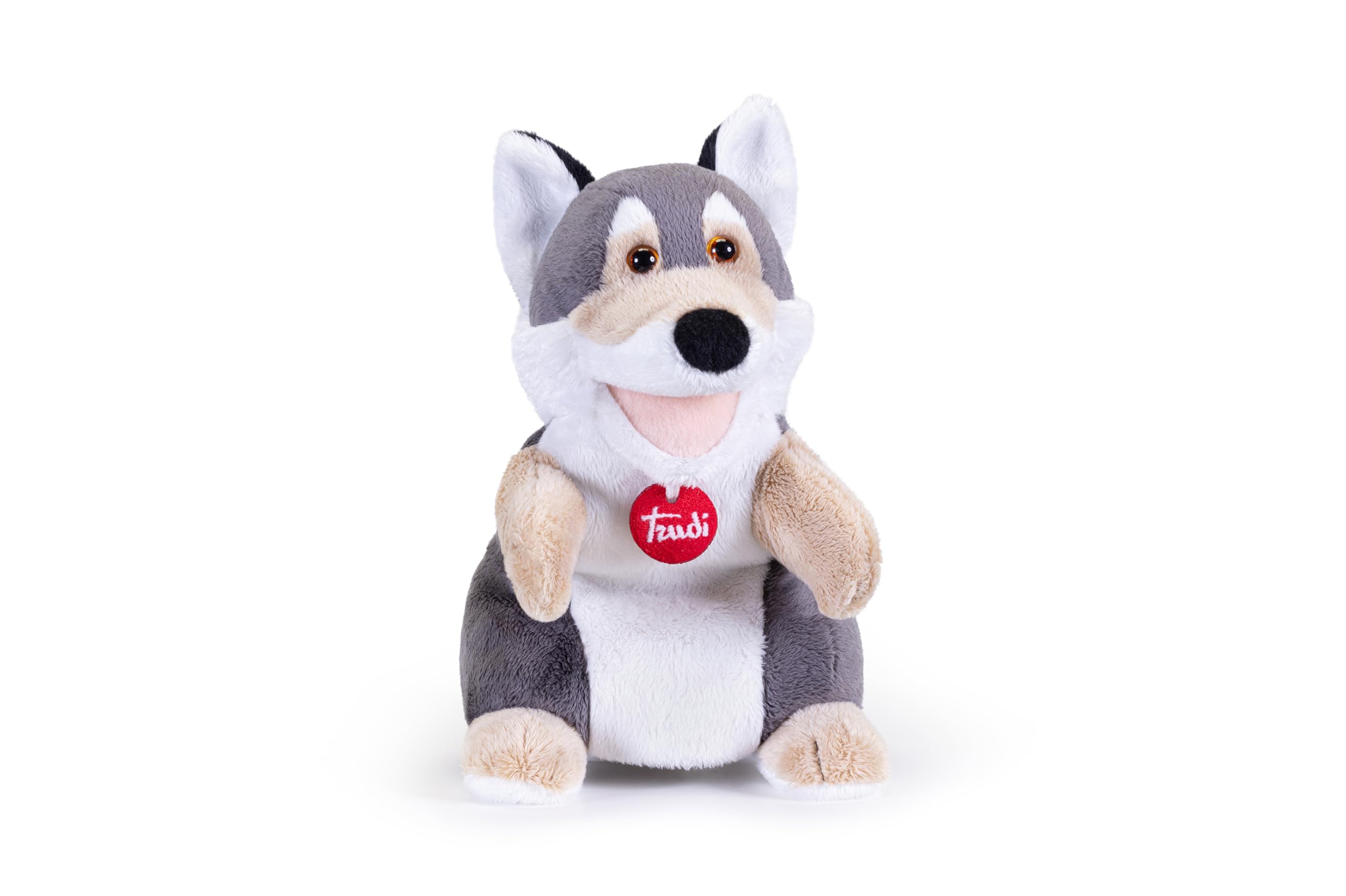 Wolf Doll Trudi Plush Dolls for Theatre Performance, Birthday Gift 16 x 25 x 16 cm Size S Puppets Model 29230