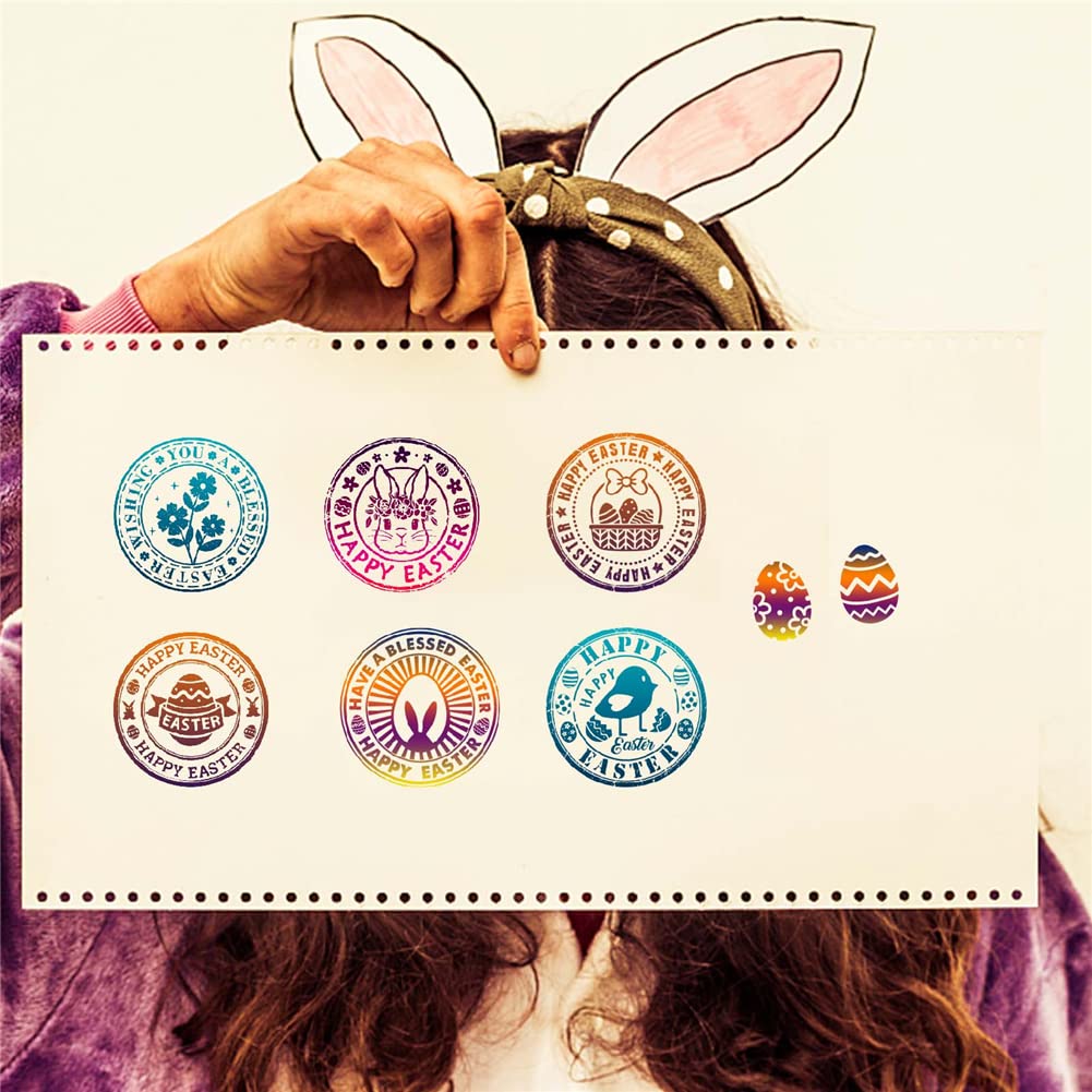 Timbri Trasparenti Per Pasqua – Set Di 11 Sentimenti Primaverili, Silicone, Per Scrapbooking E Biglietti Fai Da Te