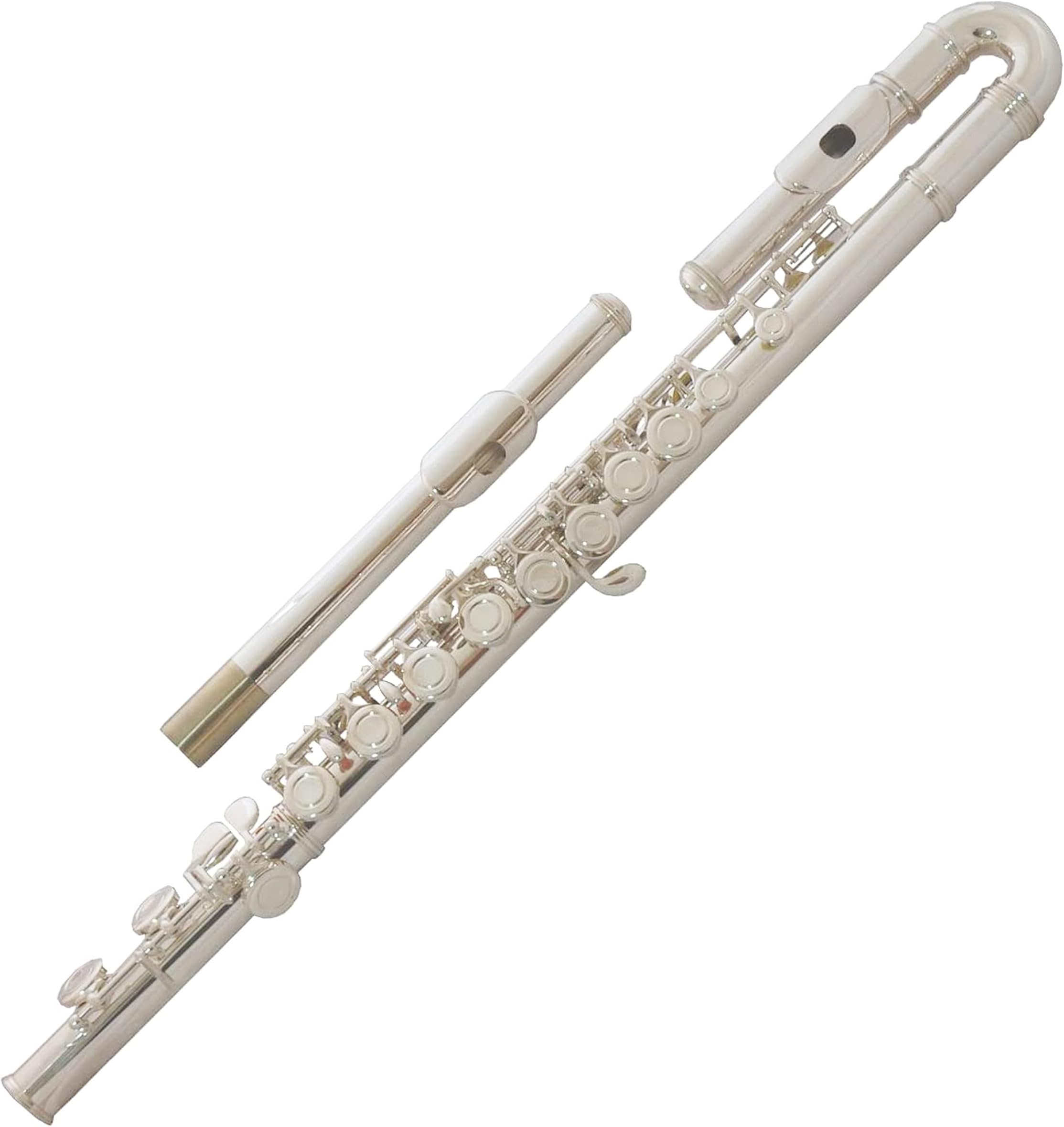 TFL-112 Transverse Flute in C - Silver Plated - Offset G - 2 Headjoints (Straight + Curved)