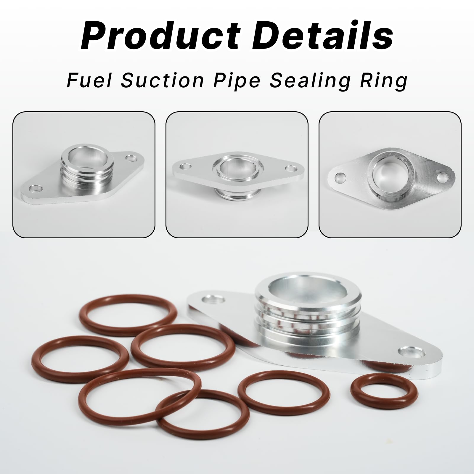 RowGlow junta de tubo de aspiración en bomba de aceite para opel Astra Zafira 2.0 CDTI Saab 1.9 2.0 TTiD Fiat Lancia Alfa Romeo 1.6 2.0 2.2 JTD Multijet - 4