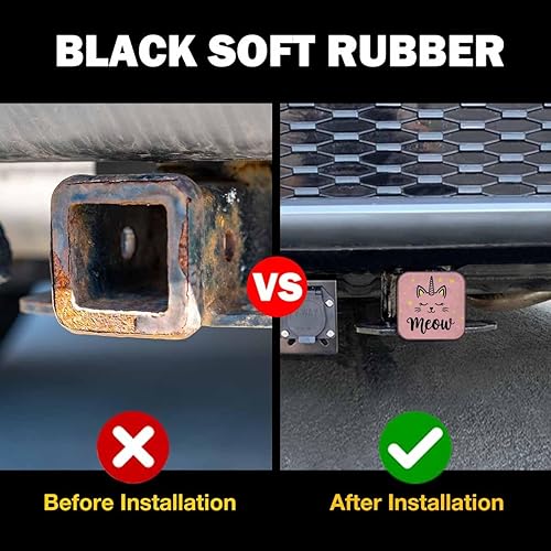 Vista 187 de Cubierta de enganche de remolque de 2 pulgadas, águila calva, grunge, águila calva americana, bandera de Estados Unidos, cubierta de goma