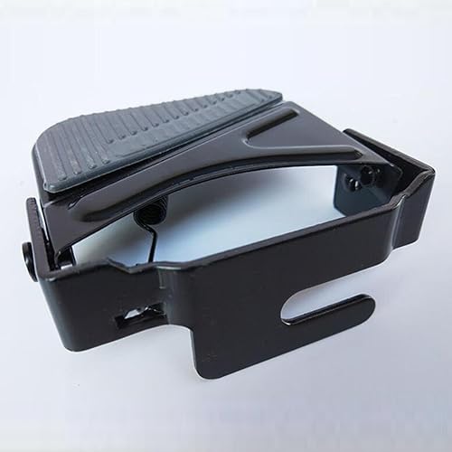 Miniatura 5 de 1 par de pedales traseros de bicicleta Reposapiés plegables de liberación rápida Placas de pie plegables Pedales de acero Pedales de bicicleta