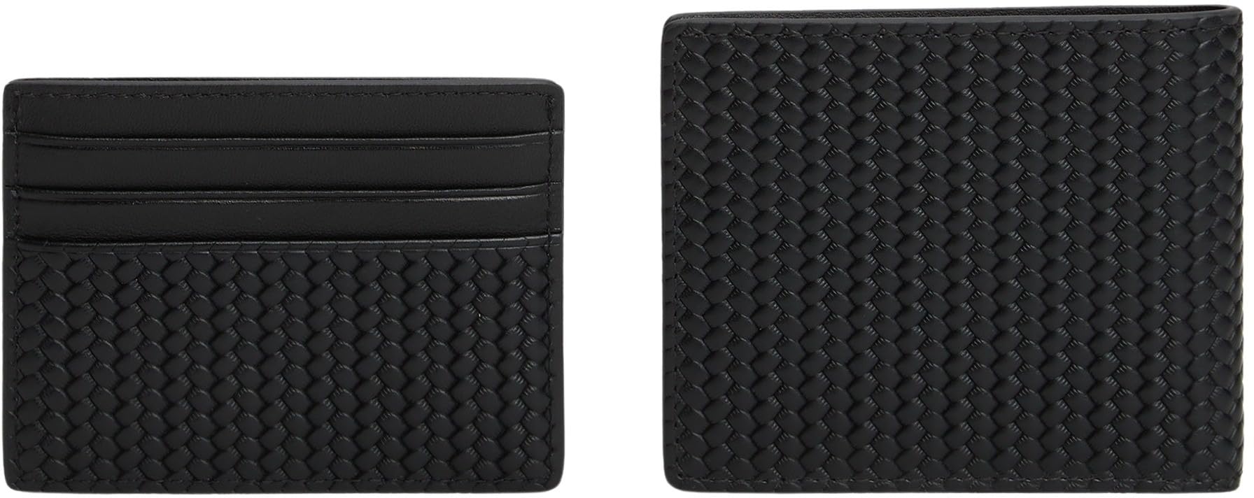 Tommy Hilfiger Herren Geschenk-Set Mini Geldbeutel und Kartenetui, Schwarz (Black), Einheitsgröße