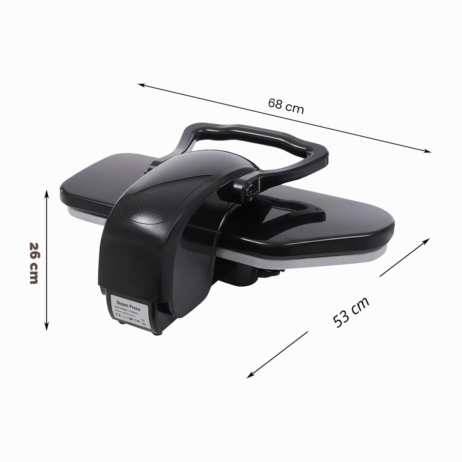 Presse à vapeur professionnelle 2200 W, 1 l, 5 modes, tactile, arrêt automatique