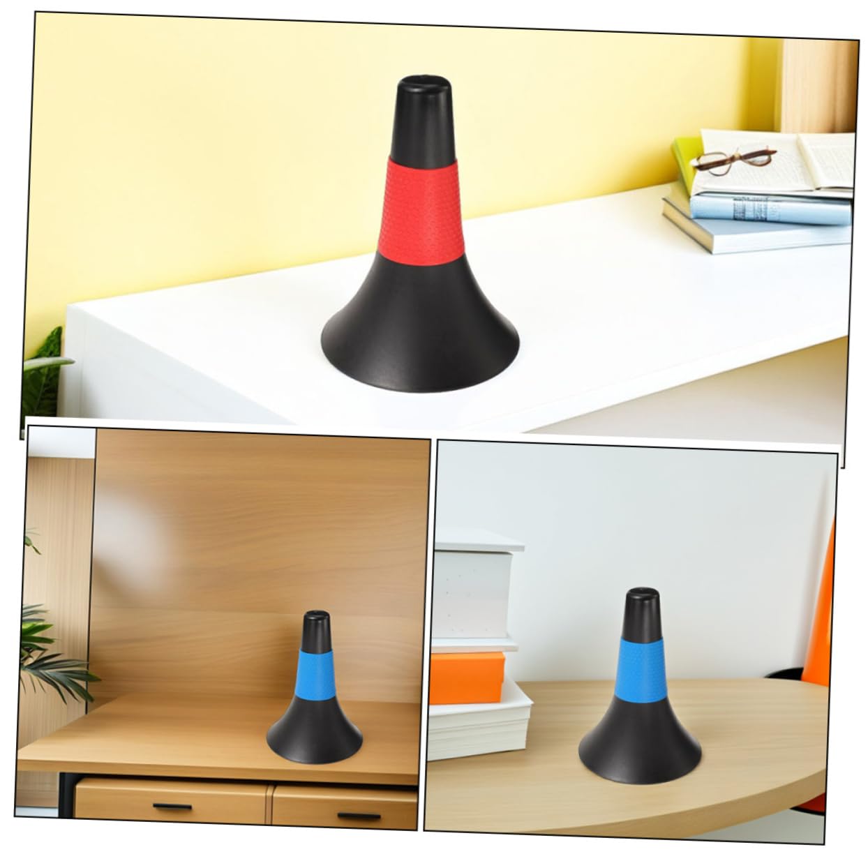 Gatuida Cones De Agidad del Futboto 8 Conos De Entrenamiento Pequeños Conos De Entrenamiento De Velocidad para Simulacros De Baloncesto De Fútbol Accesorios De Práctica De