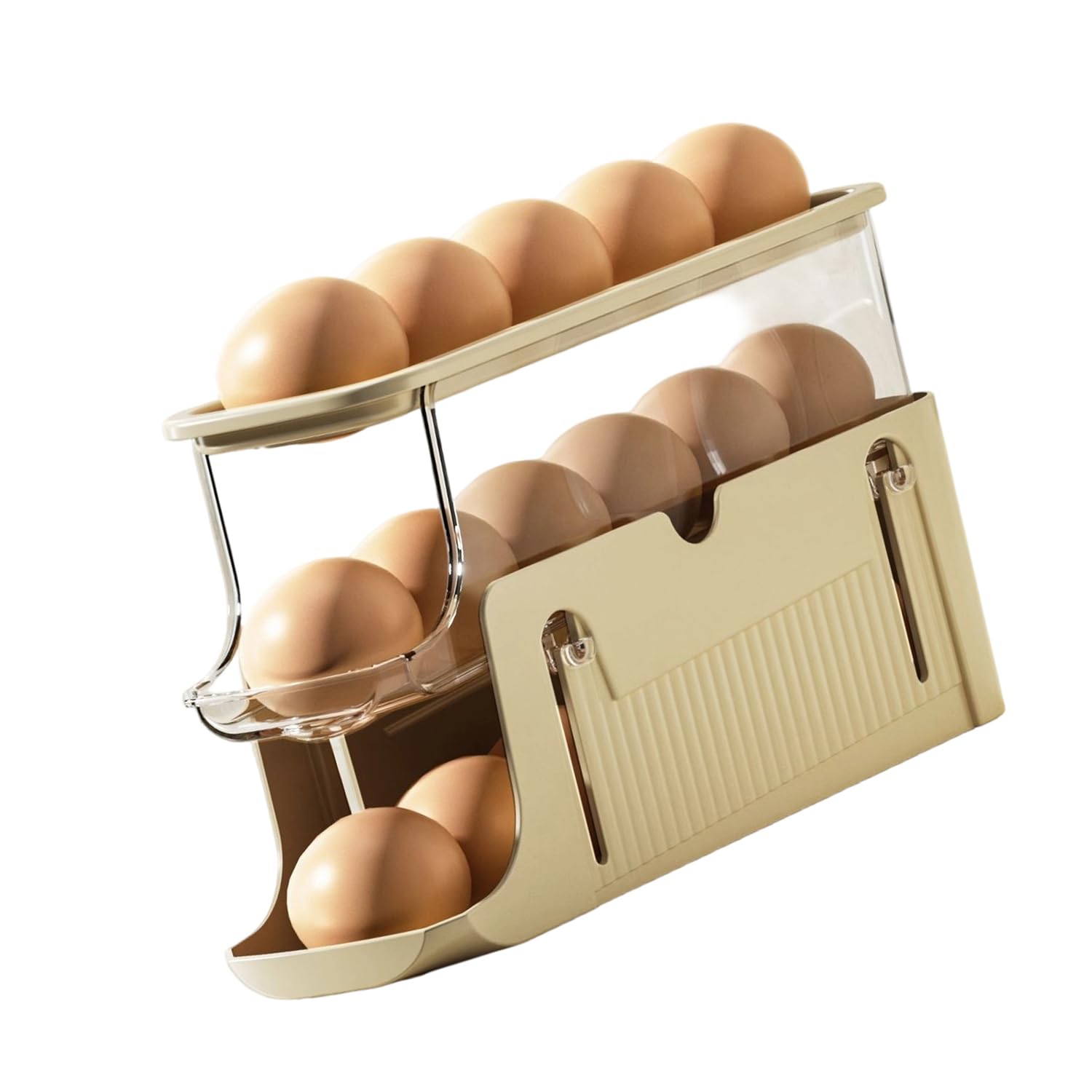 Tsophreniq Stackable Oval Container Carries 15 17 Pieces Strong Visible Access for Cooling Appliance Space Saving Oocyte Box