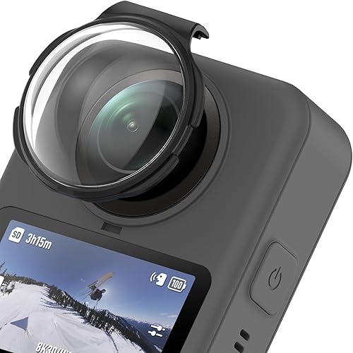 Miniatura 4 de 2 protectores de lente para DJI OSMO 360, protector de lente de cámara para cámaras de acción (negro)