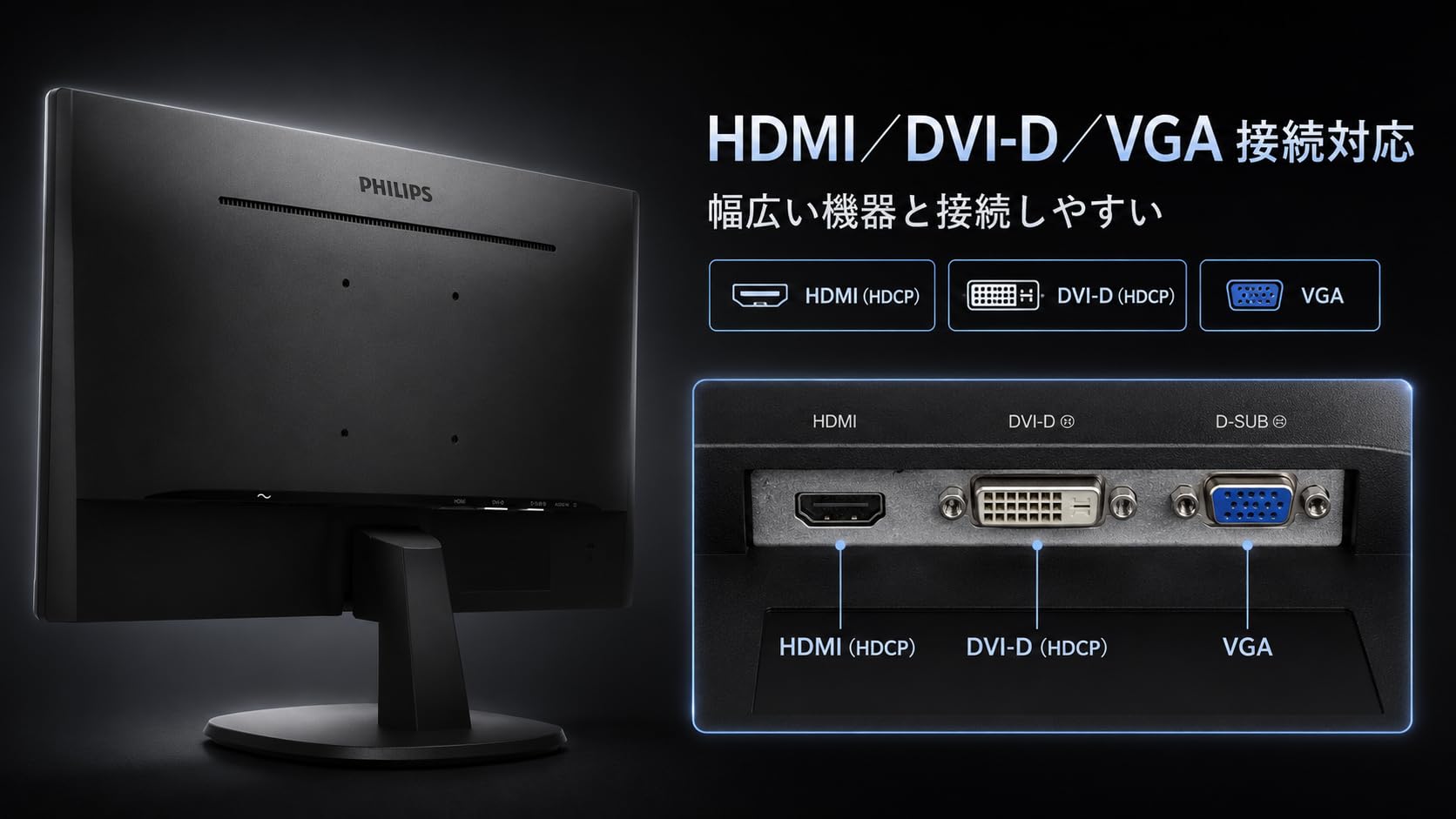 Amazon.co.jp: 【整備済み品】PHILIPS 273V7QDAB/11 27インチ 液晶