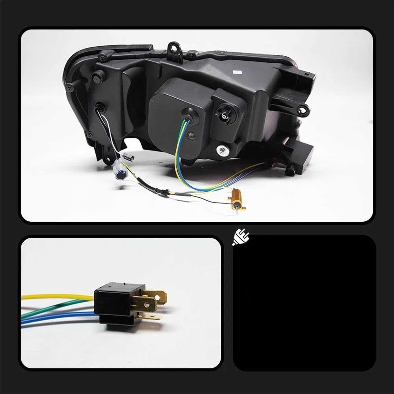 Fari dell'auto Fari anteriori per Nissan per Patrol Y61 2005-2022 a LED per auto DRL dinamici