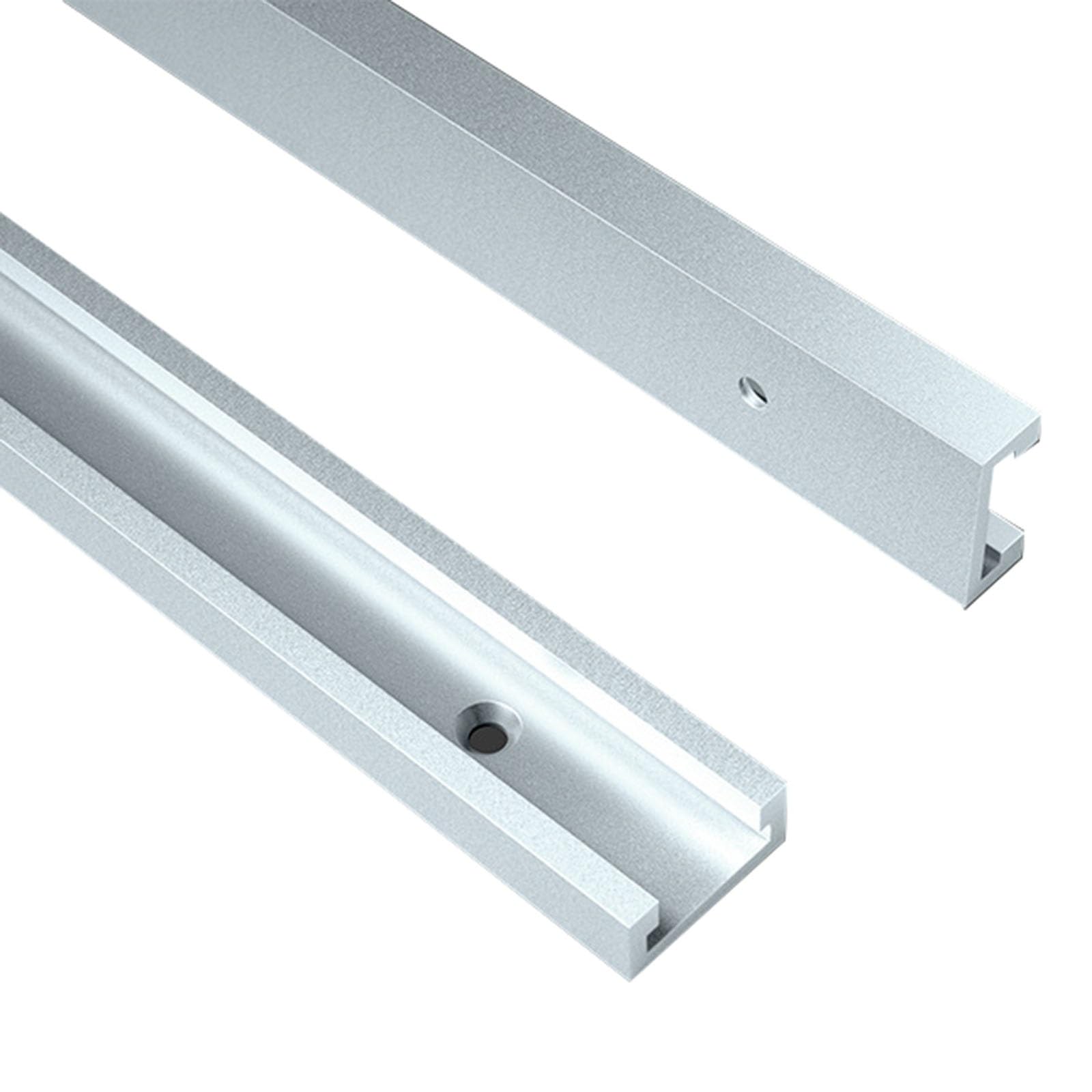 Due binari di guida con scanalatura a T da 20 cm e 122 cm con cursori, utilizzando scanalature a T in lega di alluminio for la guida(100cm(39.3inch))