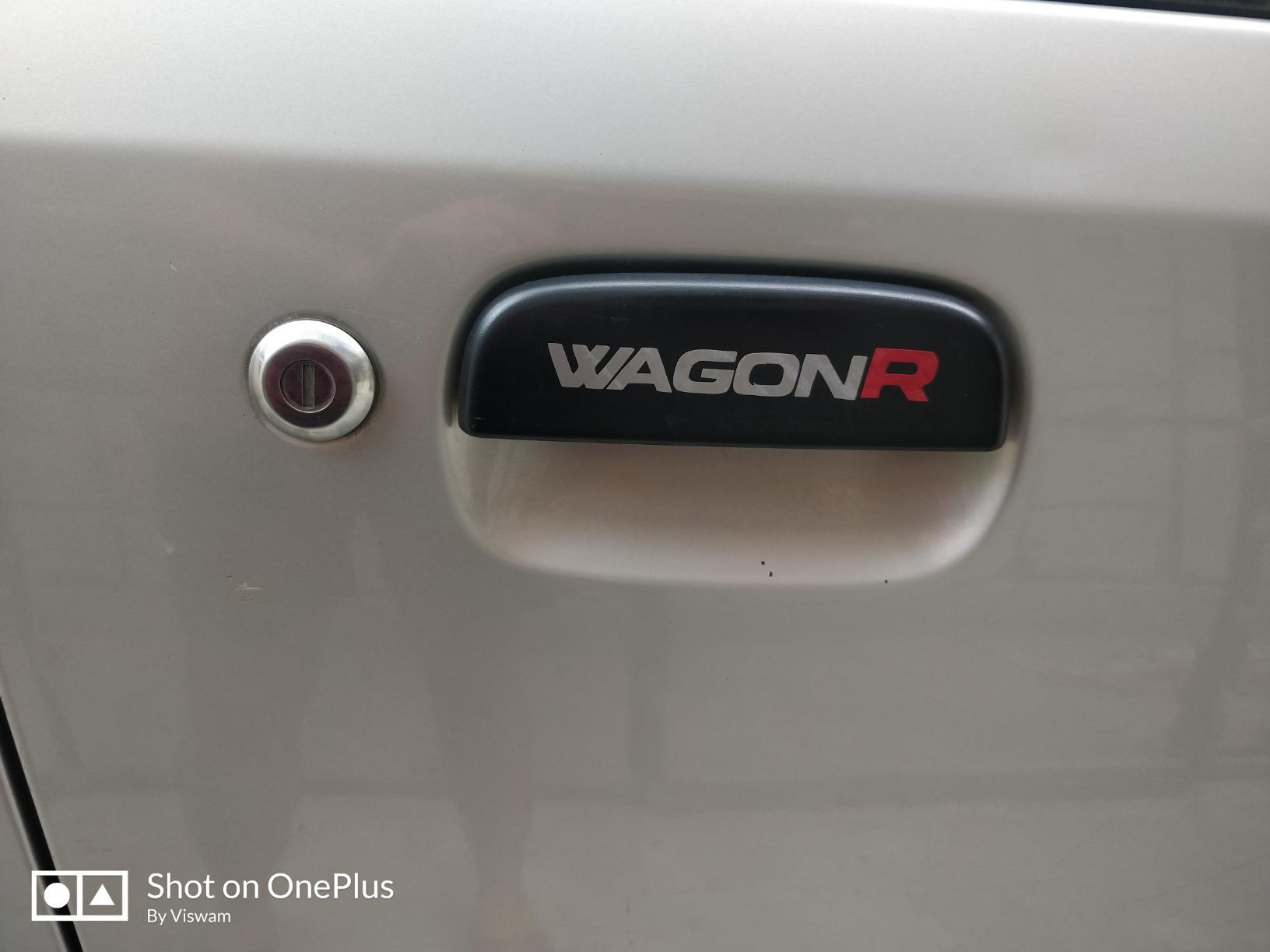 signEver Vinyl Wagon R Logo Door Car Sticker, 3.93 x 0.78 Inches, Grey ...