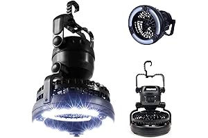 iMBAPrice® Deluxe Outdoor Camping 2-In-1 Combo LED Lantern and Fan