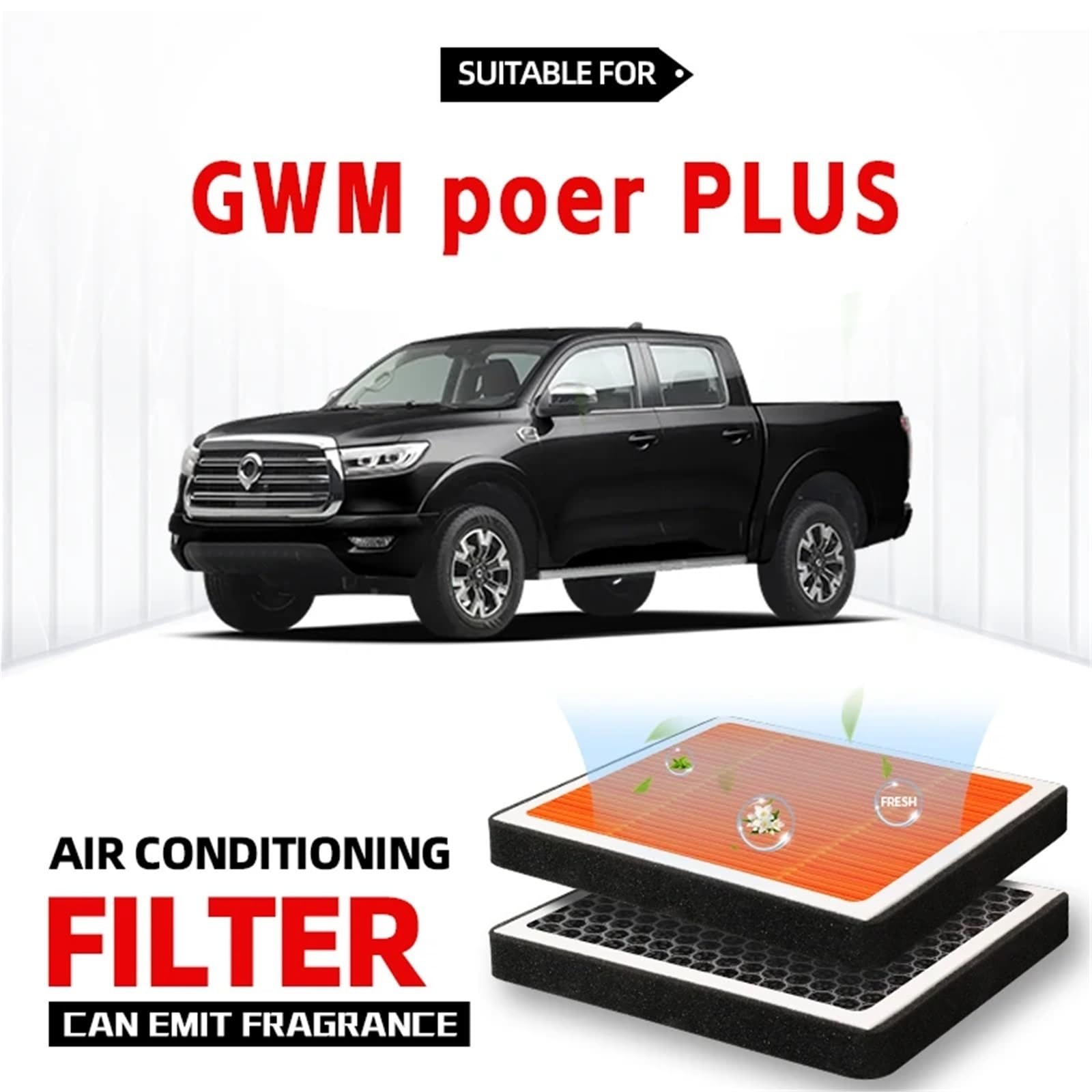 Filtr kabinowy Pasuje Do Filtra Powietrza GWM Poer Plus Filtr Powietrza Filtr Klimatyzacji Z Węglem Aktywnym Z Zapachem Do Oczyszczania Powietrza W Kabinie Samochodu