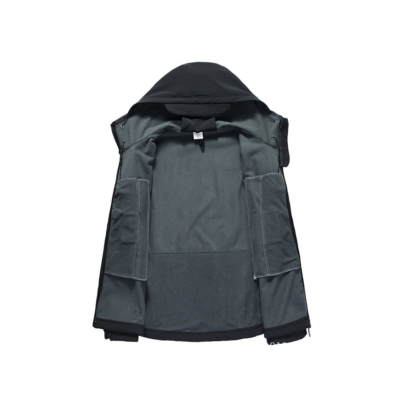 Sports de plein air Combinaison de ski pour homme, hiver confortable respirant en polaire chaude et douce avec veste et pantalon de ski, pour la randonnée, la pêche, coupe-vent, combinaison de neige 2