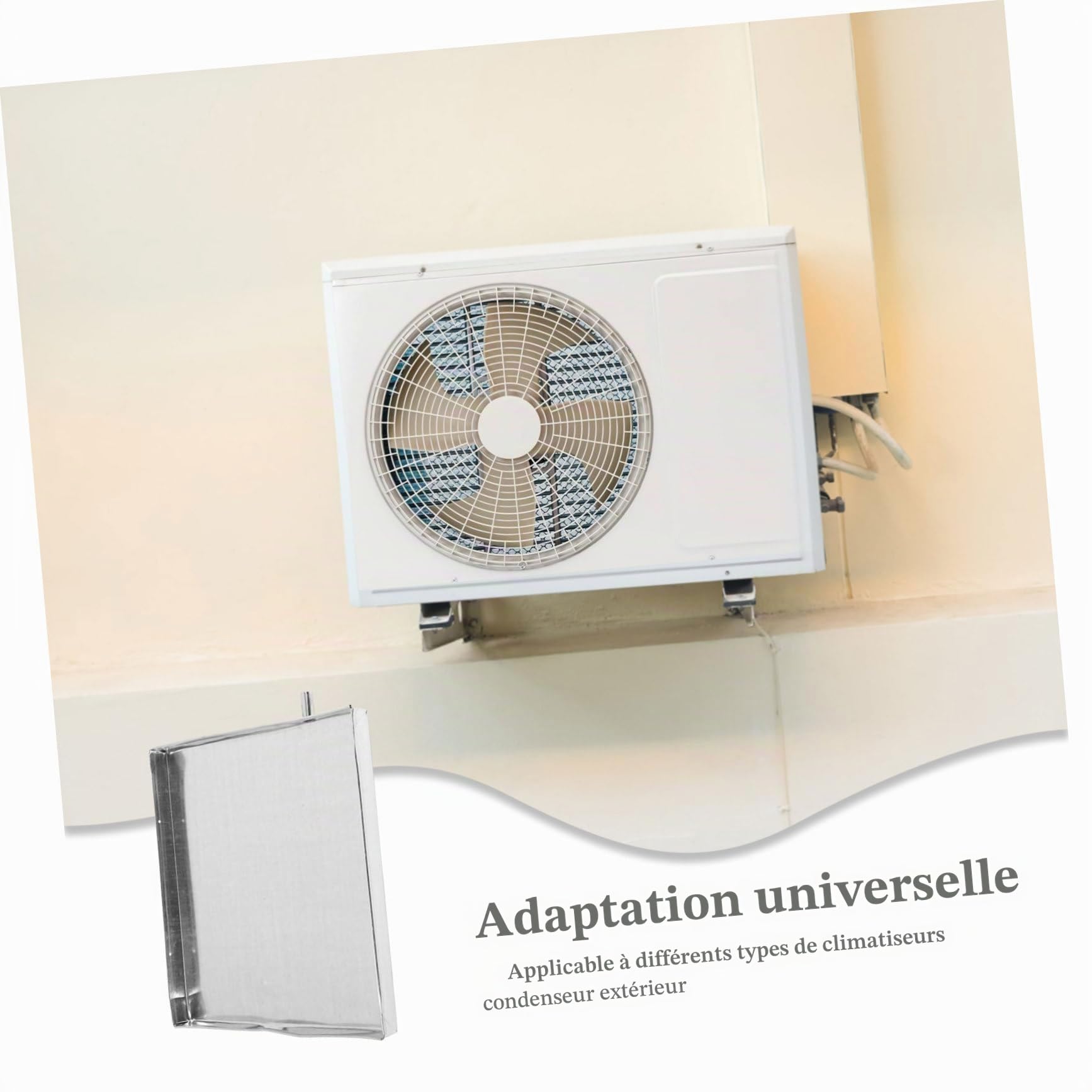 Plateau De Récupération D'eau Pour Climatiseur Extérieur Bac à Gouttes En Galvanisé Réservoir Étanche Pour Drainage Des Accessoire Pour Unité De