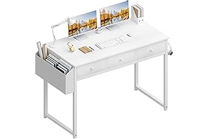 Lufeiya Small White Nail Desk