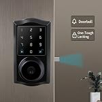 Pahama Keypad Smart Lock, Keyless Entry Door Lock for Front Door, Electronic Code Door Auto Lock High-Security Keyless Entry Smart Lock for Front Door
