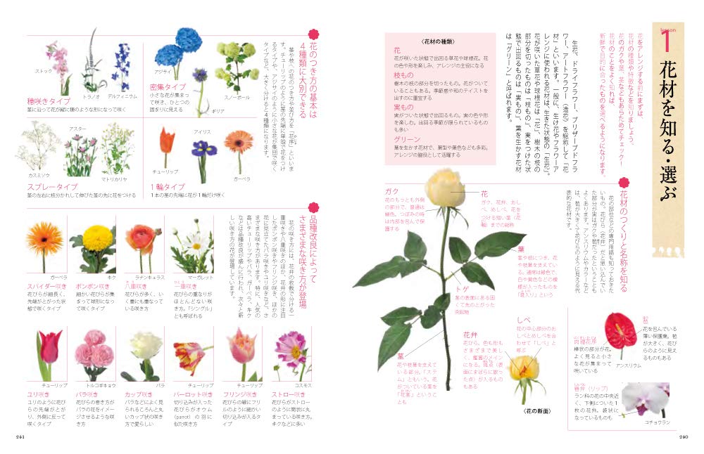 花屋さんで人気の421種 大判花図鑑 モンソーフルール 本 通販 Amazon