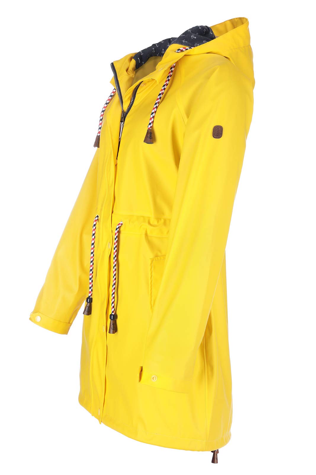Friesennerz Damen Regenjacke 'Oh! Nass'is!' II mit Innenfutter - Regenmantel Outdoorjacke Regenparka wasserdicht modisch tailliert