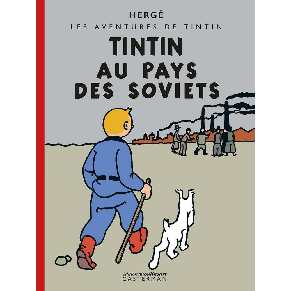 Tintin - Tintin au pays des Soviets Édition Petit Vingtième colorisée -  Hergé - Casterman - cartonné - Bande dessinée