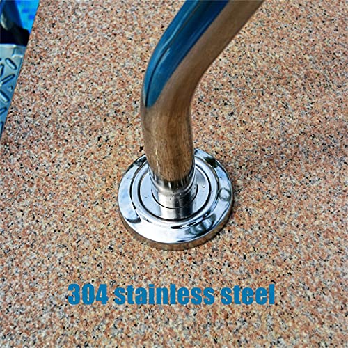 Escalera para piscina con 2 peldaños antideslizantes de acero inoxidable miniatura 4