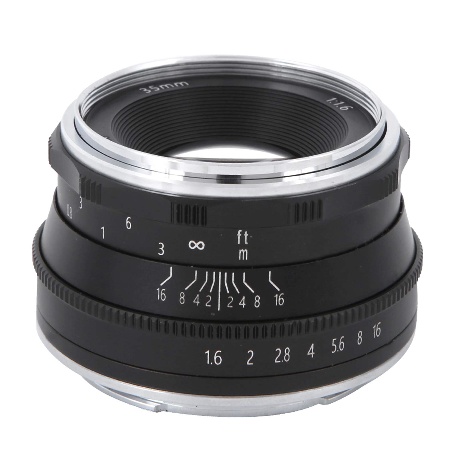 Objectif 35mm F1.8, Objectif Mise au Point Manuelle Demi-Cadre à Grande Ouverture pour Z7 Z6 Z50 Appareil Photo à Monture Z (Noir)