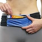 3 Pocket Adjustable Running Belt Waist Pack, Fanny Pack For Working Out With Sweat Resistant Backing, Holds All iPhone Models