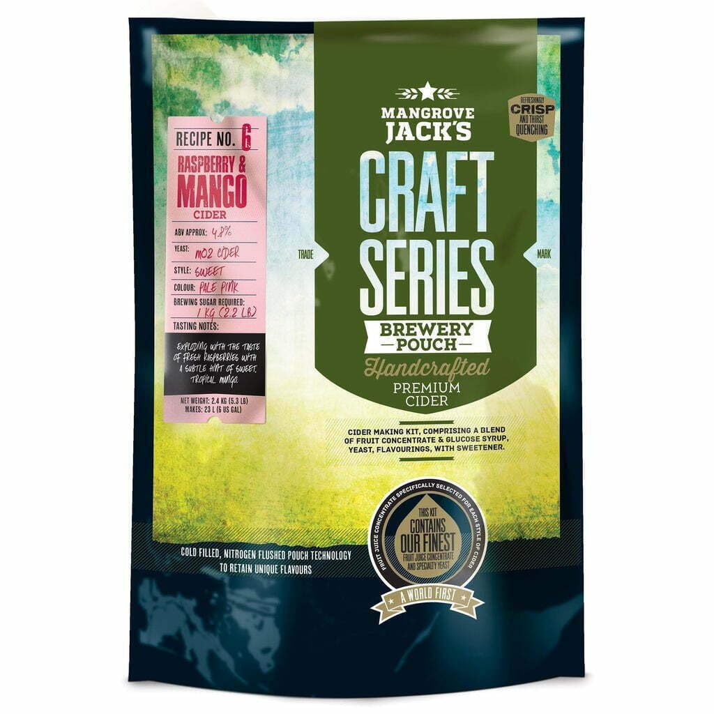Mangrove Jack's Craft Series Raspberry and Mango Cider Pouch