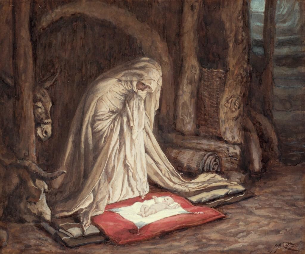 Image sur Toile La Naissance de Jésus par Jacques SERENDIPITP 60x90cm - 5