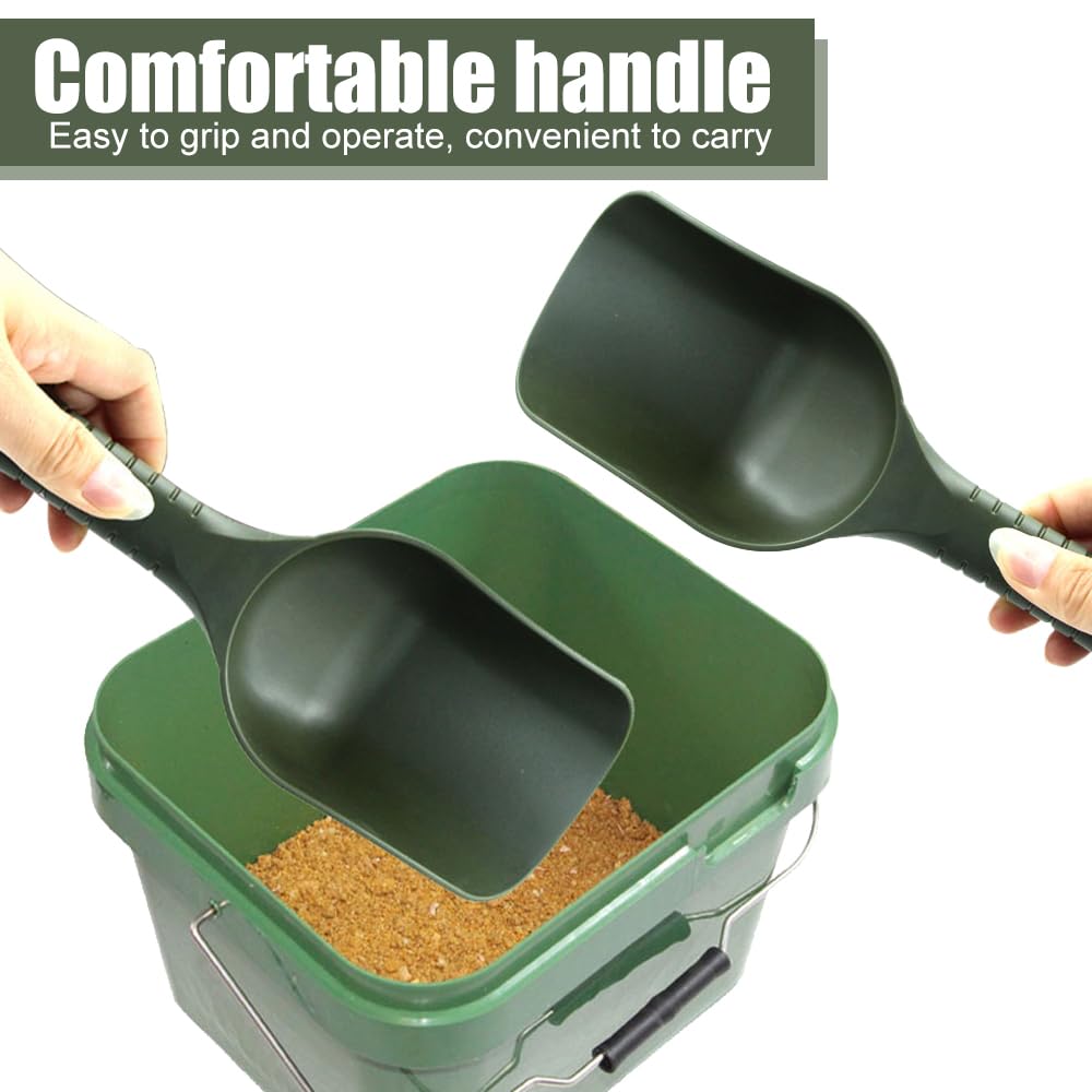 Pelle à Appâts pour Carpes en PP, Cuillère à Lancer pour Distribution Aliments Leurres, Outil de Pêche Polyvalent pour Lac