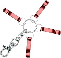 Vista 4 de Juego de 4 abridores de tapas de cerveza, abrebotellas de cerveza, abrebotellas para cerveza, refrescos, latas (rojo)