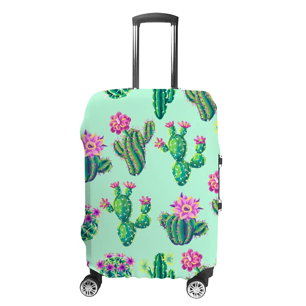 Housse de valise Cacti fleurs en polyester élastique CHEHONG - 5