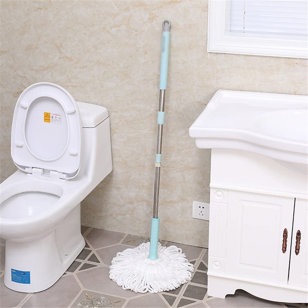 Mop Wash Floor Lazy Kitchen Wring Spin Home Help Self Wet Hand Free Window Cleaner Round