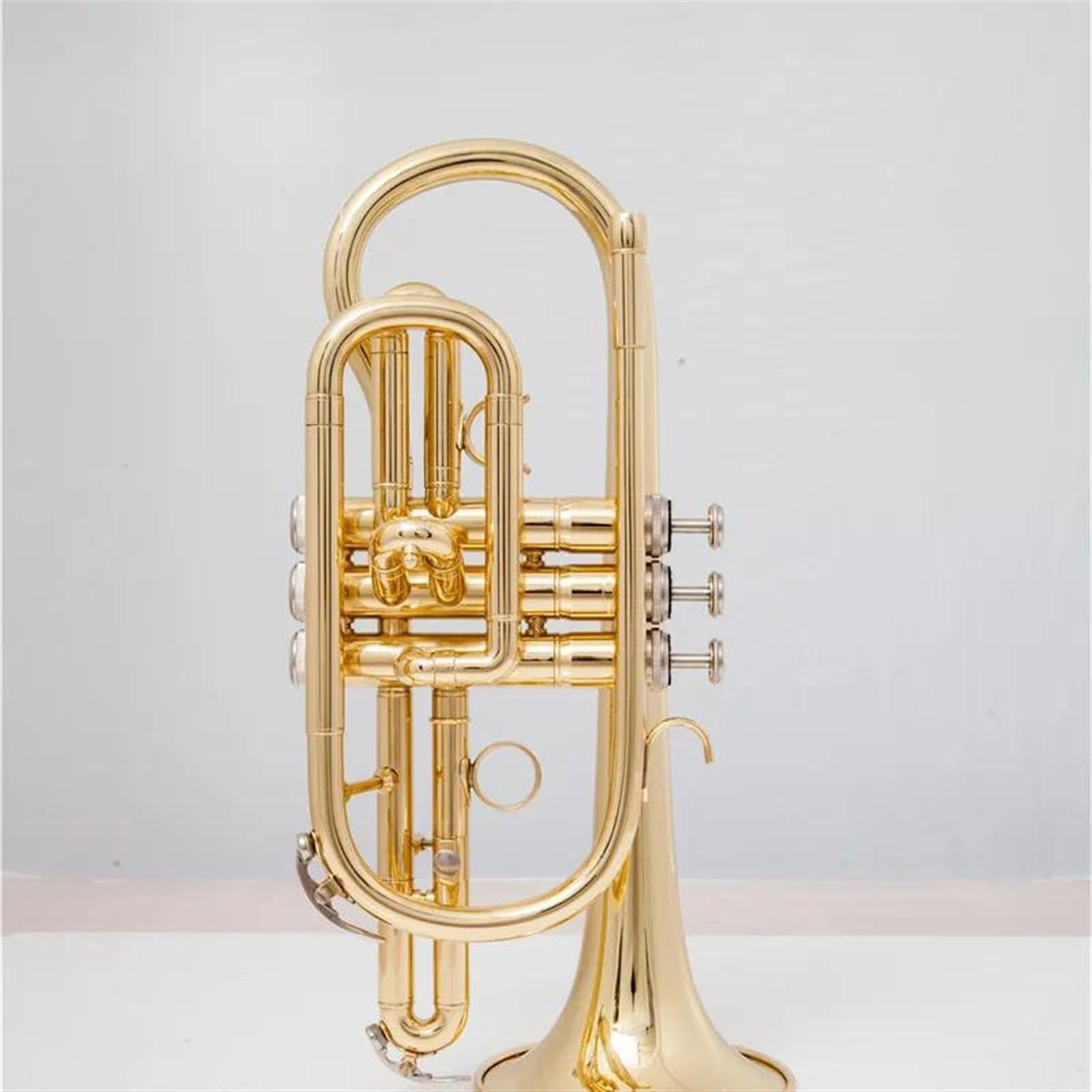 Standard Trąbka Bb Kornet Trąbka Mosiężna Międzynarodowy Instrument Muzyczny Z Futerałem Trąbka Instrument Dla Początkujących(Light green)