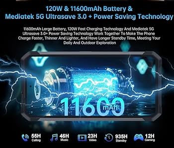 Tank 4 Pro 8849 Powered Smartphone with 720P Projector