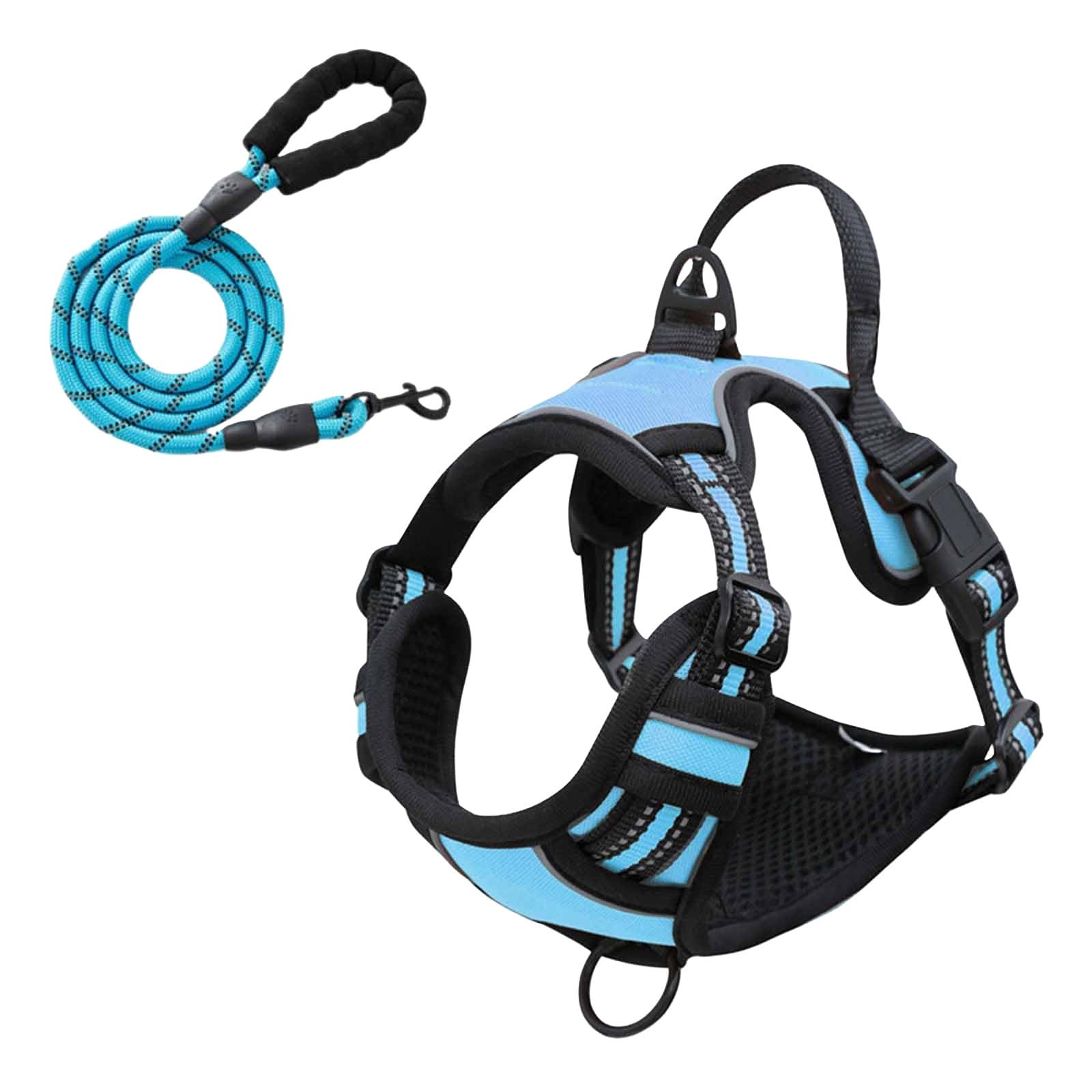 Paropet No Pull Dog Harness，Thick Woven Pet Vest Harness