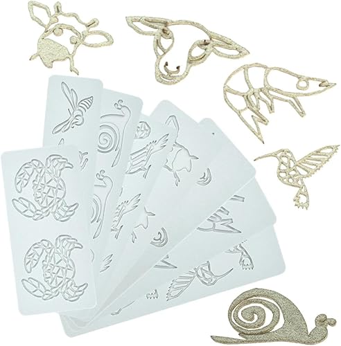 Miniatura 2 de Moldes De Silicona Para Chocolate Animal Lace Mat Molde de Silicona Para Chocolate Resina Epoxi Posavasos Azúcar Artesanía Hornear Pastel Moldes